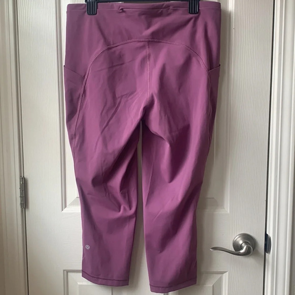NWT Lululemon Swift Speed HR Crop 21” size 14 Vintage Plum - Picture 2 of 7